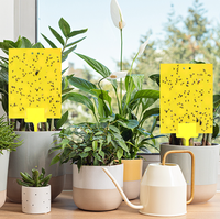 Pièges jaunes super collants double face, attrape efficacement les insectes volants pour les plantes d'intérieur, le jardin et la serre