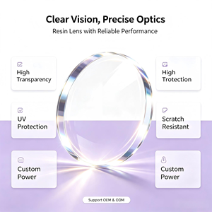 Lentilles optiques 1.56 CLEAR BASE BLUE CUT SHMC X4 LRB à faible reflet, verres <span class=keywords><strong>de</strong></span> prescription anti-lumière bleue <span class=keywords><strong>en</strong></span> <span class=keywords><strong>ligne</strong></span> - Product Image 3