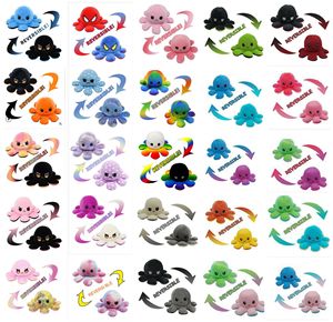 Juguetes de <span class=keywords><strong>peluche</strong></span> de <span class=keywords><strong>pulpo</strong></span> Reversible, superventas, baratos - Product Image 1