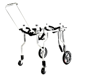 HEDY PW03 – fauteuil roulant <span class=keywords><strong>à</strong></span> 4 roues en alliage d'aluminium pour chien et <span class=keywords><strong>chat</strong></span>, chariot, fauteuil roulant pour pattes avant et arrière et chien et <span class=keywords><strong>chat</strong></span> - Product Image 1