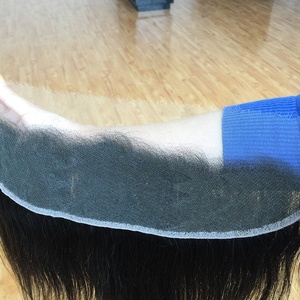 จัดส่งแบบหล่น HD ลูกไม้ฟิล์มบางขายร้อน HD ด้านหน้าในผมเวอร์จินอินเดียดิบ 100 นิ้วพร้อมปมฟอกขาว - Product Image 4