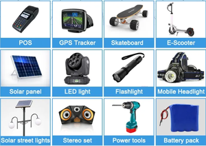 แบตเตอรี่ลิเธียมไอออน3.7โวลต์2600มิลลิแอมป์ต่อจาก2.6Ah 18650ทรงกระบอก3.7โวลต์ลิเธียมไอออนสำหรับไฟฉายพร้อมขั้วต่อสายไฟ PCB - Product Image 5