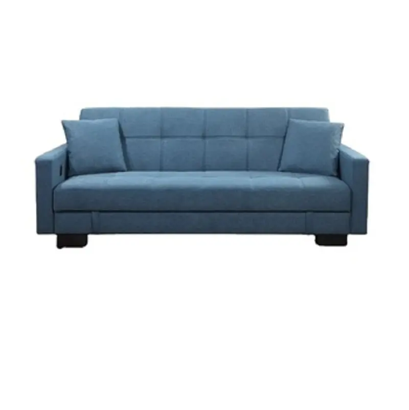 Ý sofa thoải mái hiện đại biến đổi vải nội thất phòng ngủ Sofa giường gấp futon với USB