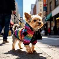 Fabricant de vêtements de luxe pour chiens – Gilet en coton écologique, manteau d'hiver à capuche de couleur unie pour grands chiens – Vente en gros personnalisée