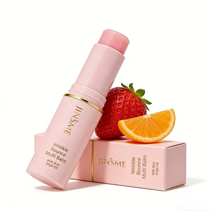 Baume à lèvres aux extraits de fraise et vitamine E OEM - Baume multi-usages anti-rides exfoliant hydratant naturel nourrissant - Product Image 4