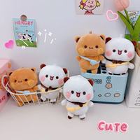 Porte-clés pendentif Bubu Dudu, adorable cadeau pour couple, avec vêtements interchangeables