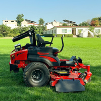Cortadora de Césped Industrial Comercial de Giro Cero OEM de Fábrica, Motor ZONSEN/Briggs Vanguard, Ancho de Corte de 72 Pulgadas, Arranque Eléctrico, Transmisión Hidráulica