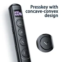 Présentateur laser sans fil 2,4 G, télécommande USB, souris, stylo de retournement de page sans fil RF, pointeur laser rouge, stylo PPT
