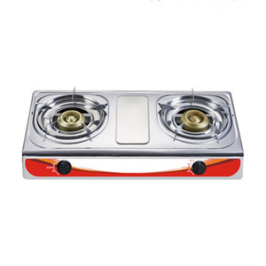 Fabbrica all'ingrosso su misura di alta qualità piani cottura a Gas principali elettrodomestici da cucina in acciaio inox piano superiore 2 fornello a Gas - Product Image 1