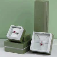 Boîte cadeau rigide personnalisée pour bijoux, avec couvercle et base en papier, pour colliers, bagues, boucles d'oreilles, bracelets, avec laminage, gaufrage doré