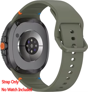 Upro Colorful Buckle Silicone watch Band for Samsung Galaxy Watch8 Classic 46mm No <b>Gap</b> Sport Watch Strap Soft Waterproof - Product Image 1