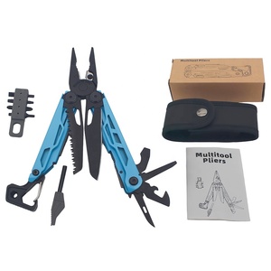 Pince multifonction de survie en plein air, outil pliable multi-usages, emballé dans une pochette en nylon - OEM personnalisé pris en charge - Product Image 3