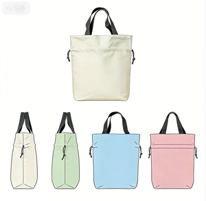 กระเป๋าผ้าแคนวาสคุณภาพสูง ทนทาน เป็นมิตรกับสิ่งแวดล้อม ใช้ซ้ำได้ กันน้ำ ปิดด้วยซิป พกพาสะดวก รับสกรีนโลโก้ - Product Image 3