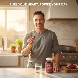 GUORENYY Gommose CoQ10 ad Alta Potenza 400mg con Omega-3, Magnesio e Vitamina B3 - Supporto per la Salute Cardiaca, Antiossidante ed Energizzante - 60 Pezzi - Product Image 4