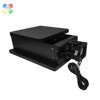 C&K JMHZ-200-B5 Plateau linéaire de précision en aluminium de 200 mm, axe Z, table coulissante électrique à levage motorisé avec guides à rouleaux croisés