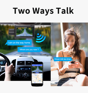Caméra embarquée 4G LTE HD 1080P avec rotation à 360°, écran 3 pouces, capteur G et point d'accès Wi-Fi - Product Image 4