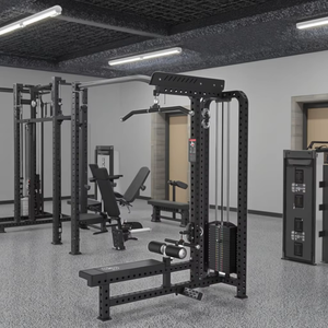 Appareil de musculation multifonction en acier pour salle de sport, avec fonctions de traction dorsale haute et basse, de traction dorsale haute et de traction dorsale basse, pour usage commercial - Product Image 5