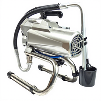Máquina de Pintura en Aerosol sin Aire de 2.3L/min, Pulverizador Eléctrico con Bomba de Pistón, Equipo de Pintura