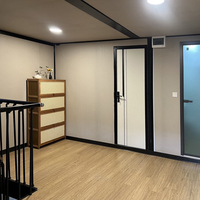 Maisons Préfabriquées de 3 Pièces Sur Mesure à l'Exportation, Container Pliable Double Aile, Bâtiment Préfabriqué