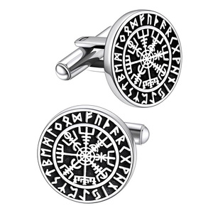 Personnalisé Argent Gravé Diamant Design Rayé Motif Père de la Mariée Marié Cadeaux Alliage Pince À Cravate Boutons De Manchette De Mariage - Product Image 6