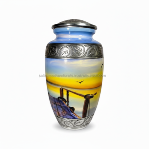 Venta al por mayor de urnas de cremación para hombres y mujeres, urnas decorativas, urnas hechas a mano, urnas conmemorativas para adultos, urnas de entierro - Product Image 1