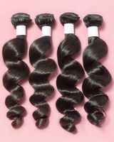Extensions de cheveux naturels vierges en trame, plusieurs textures, haute densité, aspect naturel, personnalisables pour coiffure féminine