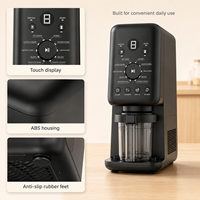 Machine à glaces automatique à écran tactile de qualité supérieure, compacte, pour la maison, pour faire des sorbets, des yaourts glacés et des gelatos, pour la cuisine à domicile