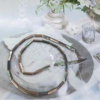 Perles de chaîne tube d'ormeau-Fournitures de collier/boucle d'oreille bricolage