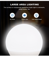 Chine Économie d'énergie LED Éclairage intérieur E27 Lampe Ampoules avec aluminium PBT B22 Type de base