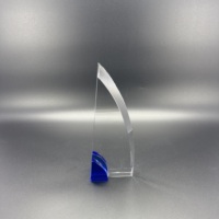 Plaque de médaille en cristal personnalisée, légère, de haute qualité, pratique, style simple, vente en gros