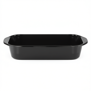 KARL KRGER Square Roasting <b>Pan</b> 40x27.5x7.5cm Enamelled Black - Product Image 2