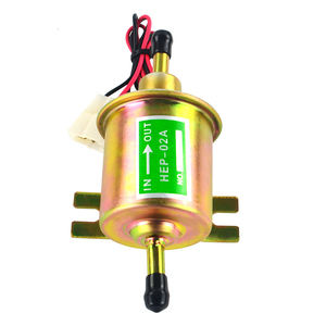 12V Üniversal Elektrikli Yakıt Pompası HEP-02A - Düşük Basınç 2.5-4PSI - Arabalar, Kamyonlar, Tekneler ve Jeneratörler için Yüksek Emiş Güçlü Alüminyum - Product Image 1