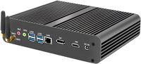 Mini PC de bureau sans ventilateur, processeur Core I7-1165G7, 16 Go de RAM DDR4, 256 Go de SSD NVME, 4K, 1* 1*DP VESA, Windows 11 Pro en stock