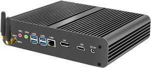 Mini <span class=keywords><strong>PC</strong></span> <span class=keywords><strong>de</strong></span> <span class=keywords><strong>Escritorio</strong></span> sin Ventilador, Core I7-1165G7, 16G DDR4 RAM, 256G NVME SSD, 4K, 1* 1*DP VESA, Windows 11 Pro, en Stock - Product Image 3