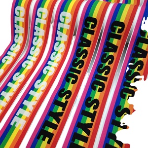 Newest Design Spandex/Nylon Webbing Jacquard Elastic Customized Logo for Underwear Accessories Waist Band Environmental - Product Image 3