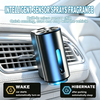 Diffuseur d'air intelligent automatique en métal longue durée pour voiture, désodorisant pour grille d'aération, élimination des odeurs, aromathérapie par diverses pulvérisations