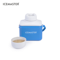 Icemaster vente en gros empilable 7 14 45 2l qualité alimentaire Pp Mini coffre à glace extérieur Portable voiture glacière ensemble avec roues