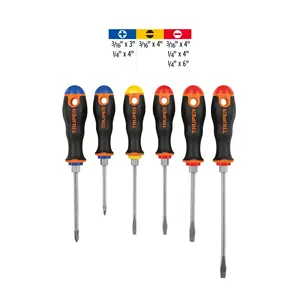 Master with 36 units <b>Set</b> <b>of</b> 6 <b>screwdrivers</b> Comfort Grip handle, Truper - Product Image 3