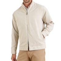Veste réversible pour homme à col montant et fermeture éclair, légère, coupe-vent, décontractée, pour le travail