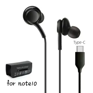 AKG 유형 C Hearing 기를 위한 주 10 헤드폰을 위한 삼성 유형 c 입체 음향 이어폰 헤드폰을 위한 도매 핸즈프리