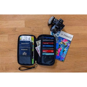 Estuche con cremallera para pasaportes y documentos de viaje de BSCI Factory - Product Image 6