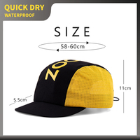 Gorra de Ciclismo Personalizada con Logotipo Reflectante, Gorras Ligeras para Correr, Transpirables, Elásticas, para Deportes al Aire Libre, Gorra de Campamento