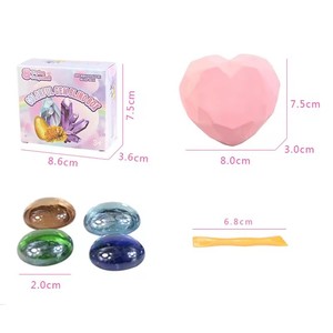 Caja ciega de juguete, juego de piedras y gemas de excavación arqueológica creativa, juguetes para descubrir, Kit de excavación artesanal para niños y niñas - Product Image 5