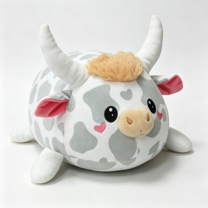 Peluche de vaca personalizado, Almohada de vaca de peluche, Peluche de vaca con manchas, Juguete de vaca adorable, Peluche de vaca lechera - Product Image 3