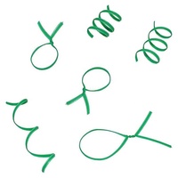 Attaches en fil métallique pour plantes de jardin, attaches en métal, attaches en câble, attaches en fil recouvert de PE PVC, clips pour cerceaux de serre