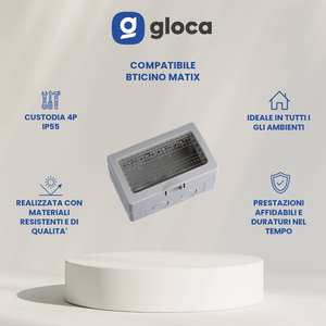 Boîtier de jonction Gloca 4P IP55 en plastique pour la série Matix - Product Image 2