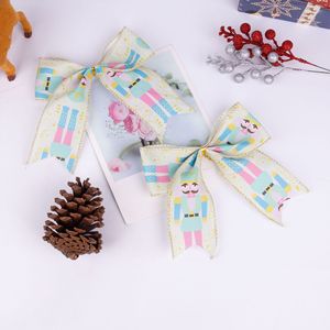 Cinta Decorativa Simi Nutcracker de 25 mm, Cinta de Poliéster Estampada para Envolver Regalos Navideños, Lazos para Manualidades - Product Image 4