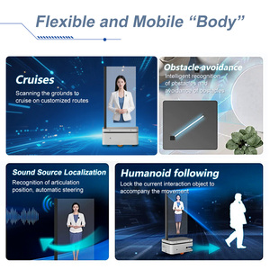 Intelligent Mobile AI Digital Human Interaction All-in-one Machine, OLED Transparent Screen, 3D Virtual Human <strong>Interactive</strong> Screen - Product Image 3