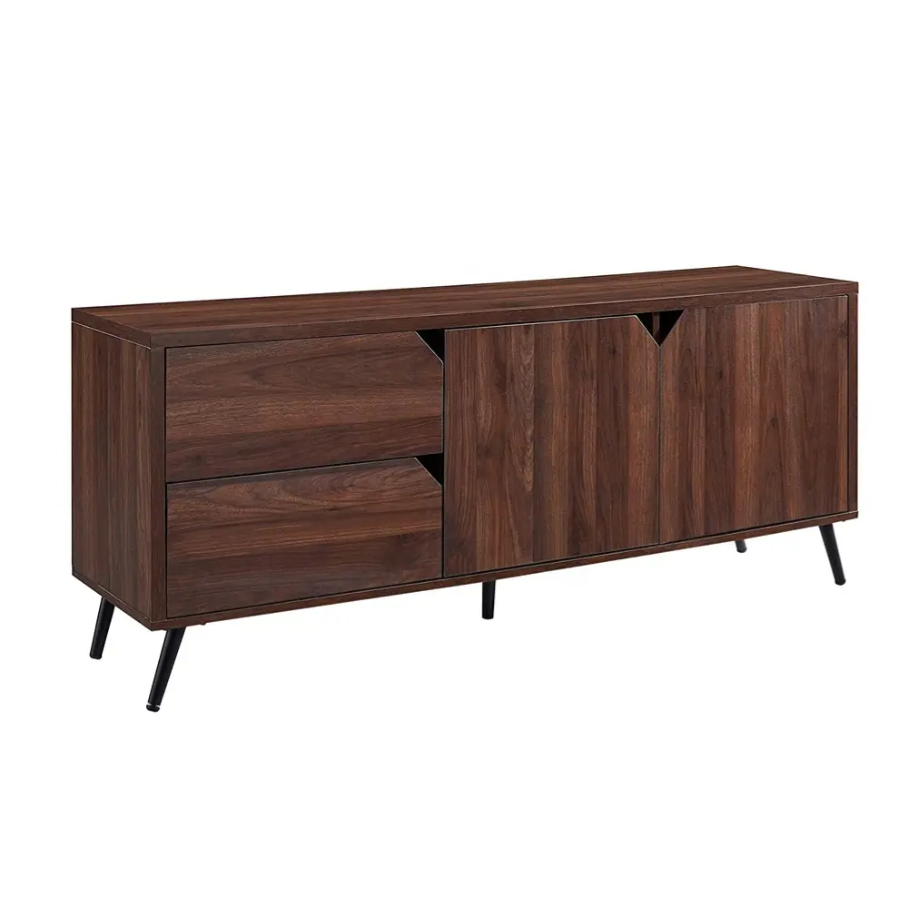 Modern Mid Century Style Media Unit Living Room Furniture PB Wooden TV Stand Cabinet, TV Console