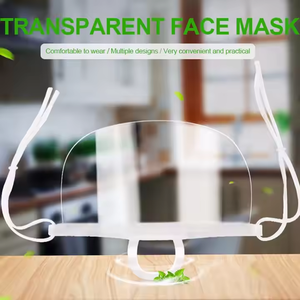 Protector bucal facial antivaho profesional para restaurante, personal de Hotel, Cubierta Sanitaria transparente, protector para escupir, máscara respiratoria - Product Image 2